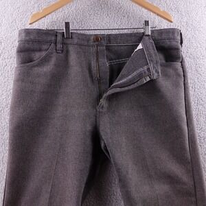 Vintage Wrangler Men Charcoal Gray Classic Fit Pants Size 38x28 USA